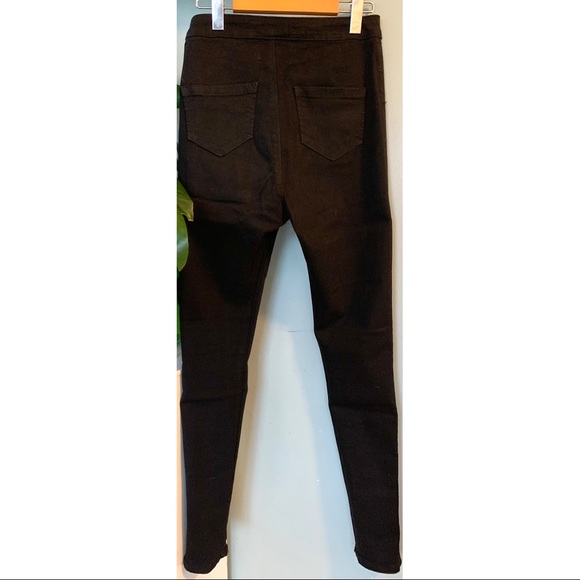 Missguided Black Vice High Waisted Super Stretch Skinny Jeans - Picture 8 of 8